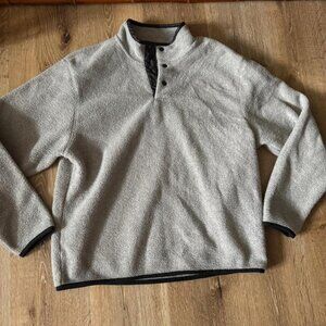 Essential‎ Gray Oatmeal Half Zip Pullover Size 14/16 (XXS/XS)